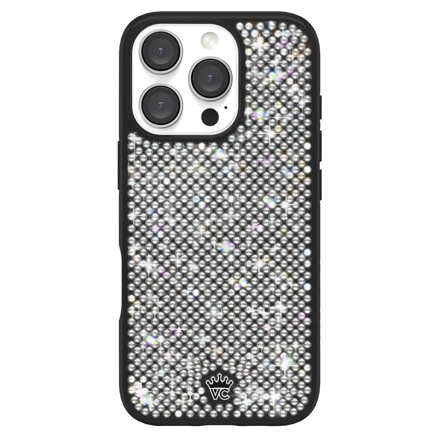 Black Caviar Crystals iPhone Case