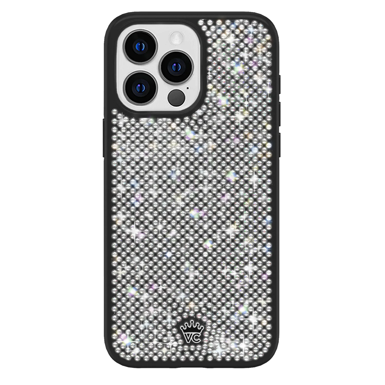 Black Caviar Crystals iPhone Case