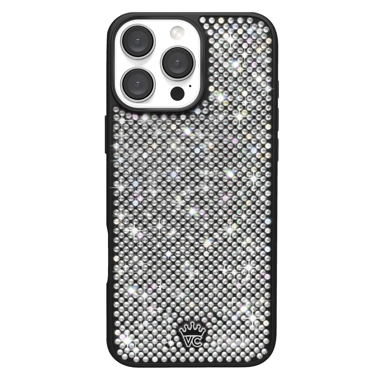 Black Caviar Crystals iPhone Case