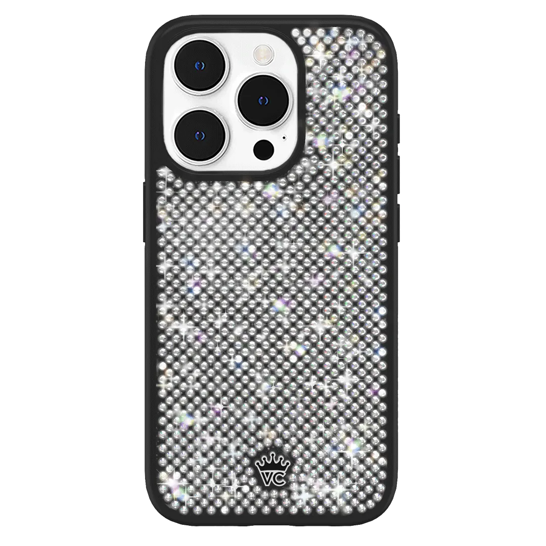 Black Caviar Crystals iPhone Case