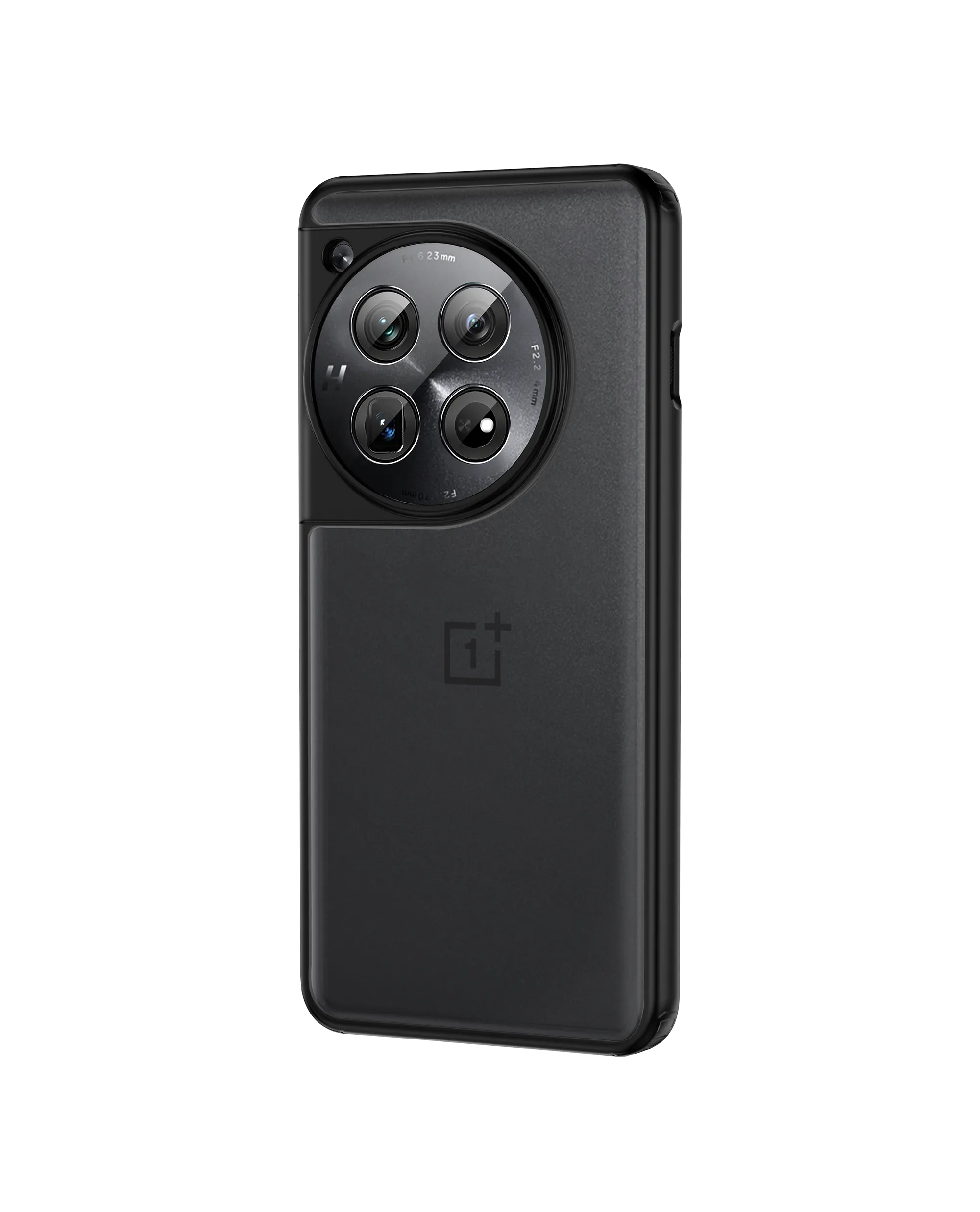 Black Frosted Clear Case Cover For OnePlus 12