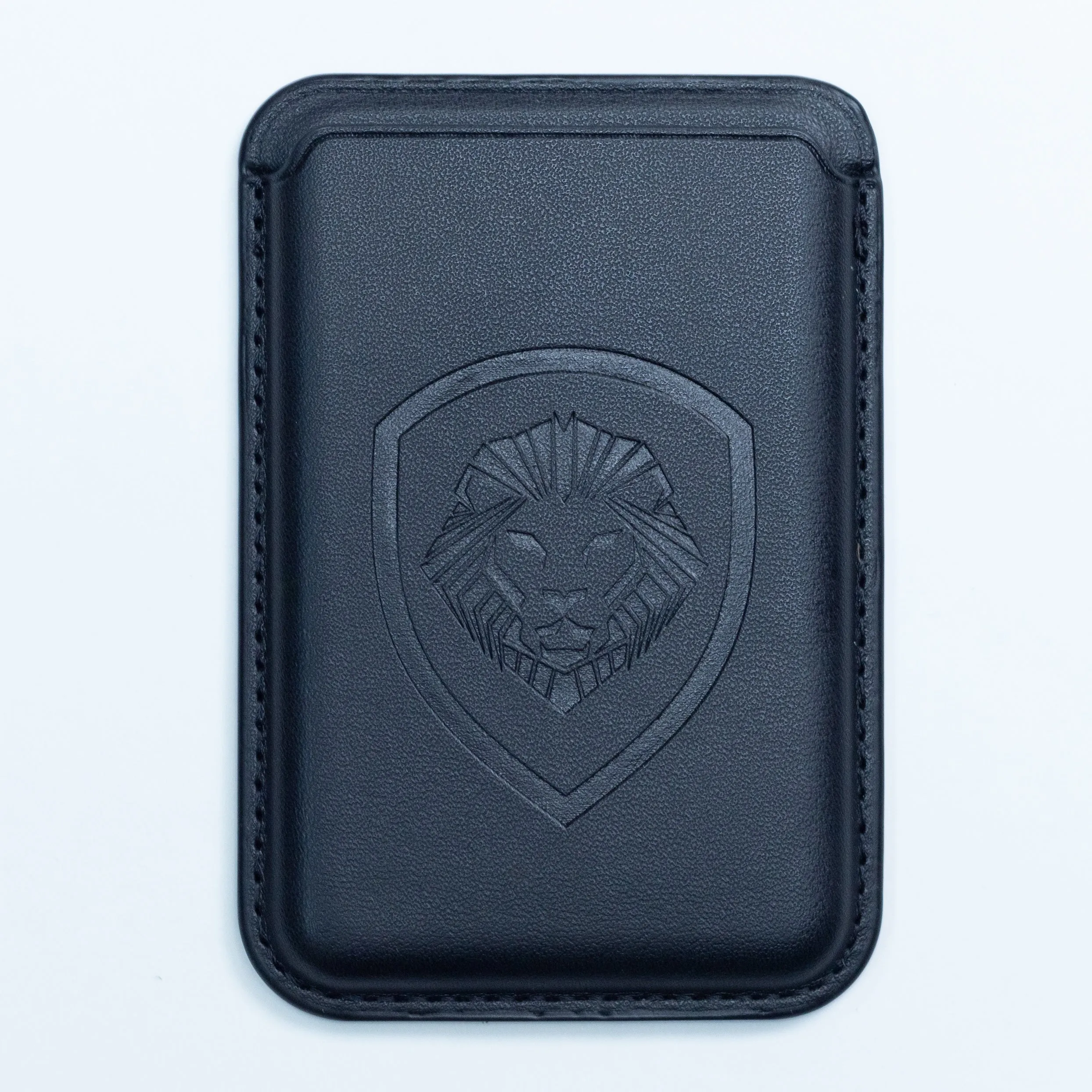 Black Leather RFID Credit Card Holder