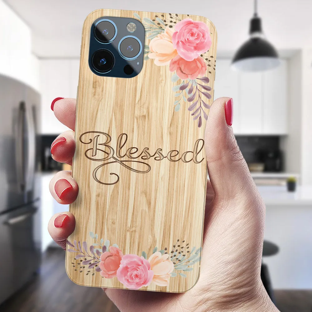 Blessed - Christian Phone Case - Jesus Phone Case - Bible Verse Phone Case - Ciaocustom