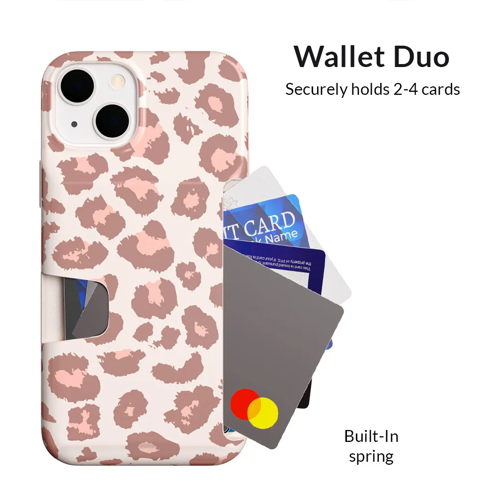 Blush Leopard iPhone Wallet Case