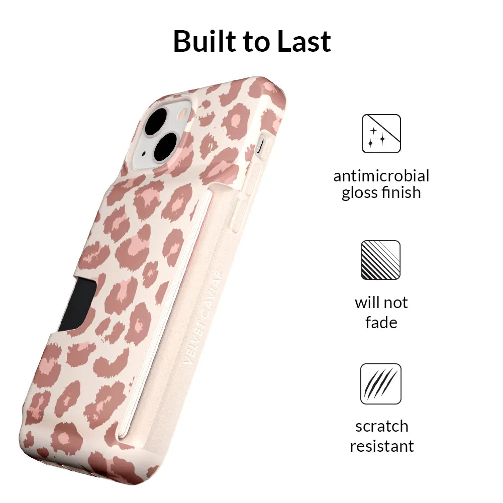 Blush Leopard iPhone Wallet Case