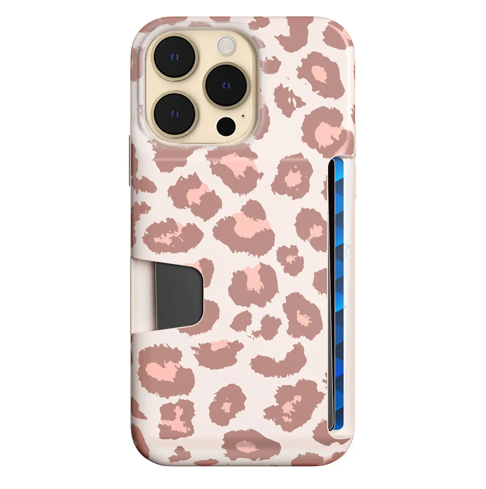 Blush Leopard iPhone Wallet Case