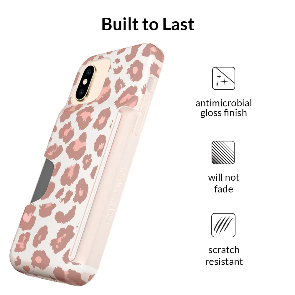 Blush Leopard iPhone Wallet Case