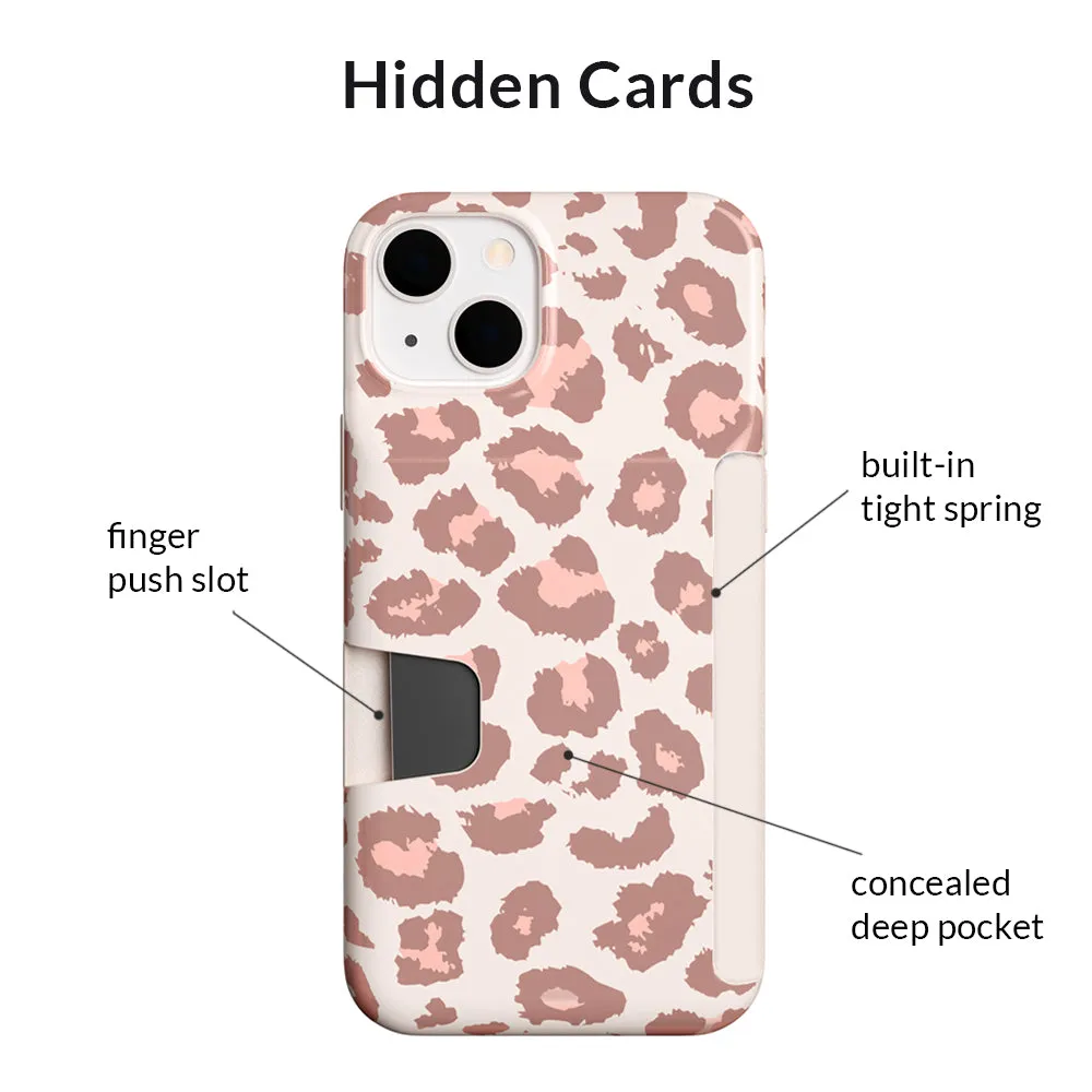 Blush Leopard iPhone Wallet Case