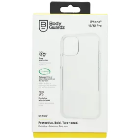 BodyGuardz Stack Series Case for iPhone 12 / iPhone 12 Pro - Two Tone Clear