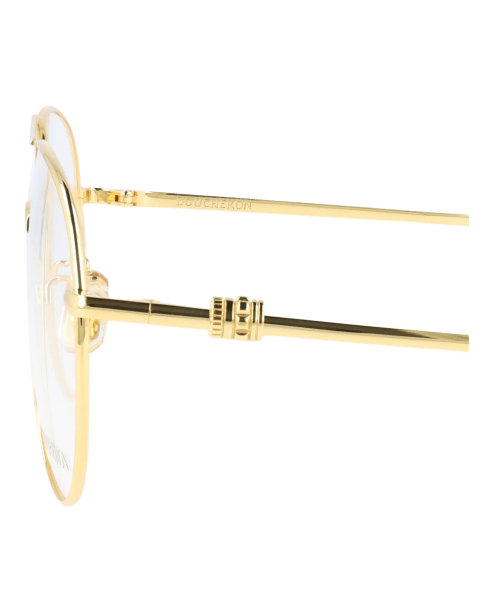 Boucheron Aviator-Style Metal Optical Frames