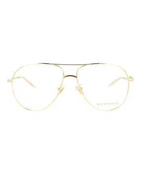 Boucheron Aviator-Style Metal Optical Frames