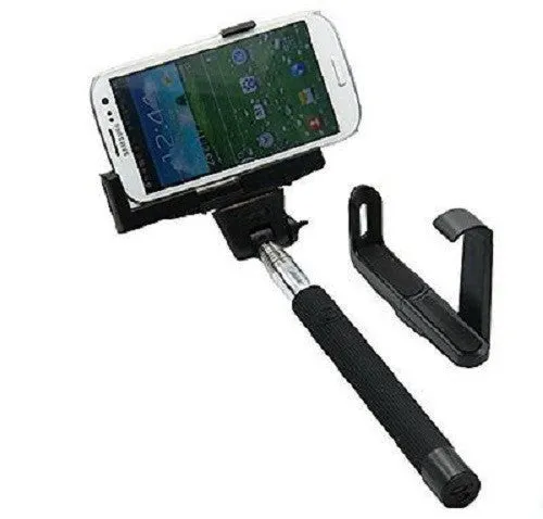 Built in Bluetooth Extendable Selfie Stick Monopod Holder Multi Available - Green