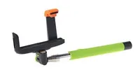 Built in Bluetooth Extendable Selfie Stick Monopod Holder Multi Available - Green