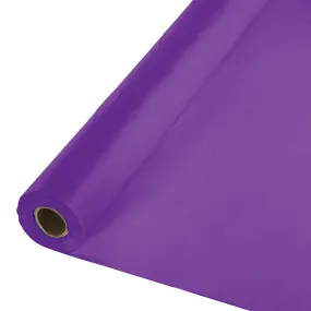 Bulk Amethyst Purple Plastic Banquet Table Roll (1 per Case)