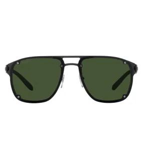 Bvlgari Men's Dark Green Aviator Sunglasses