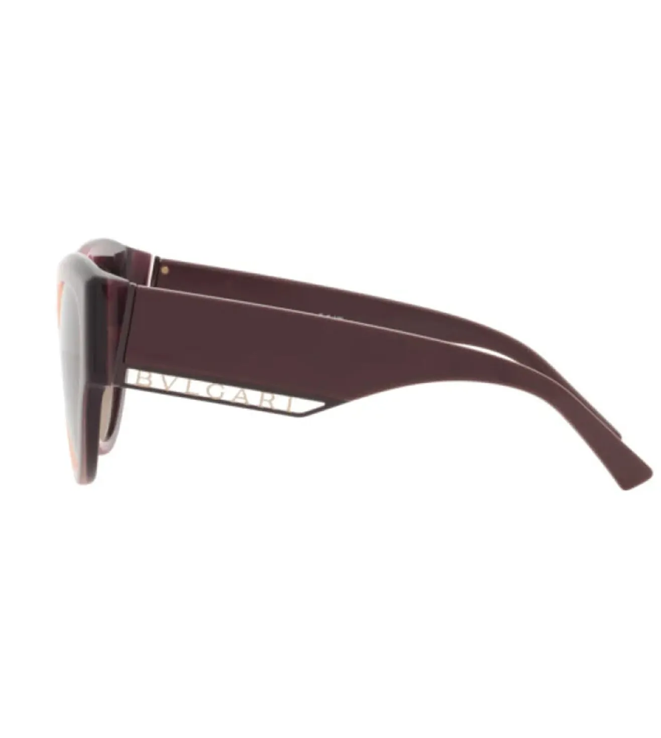 Bvlgari Women Purple Shaded Cat-Eye Sunglasses