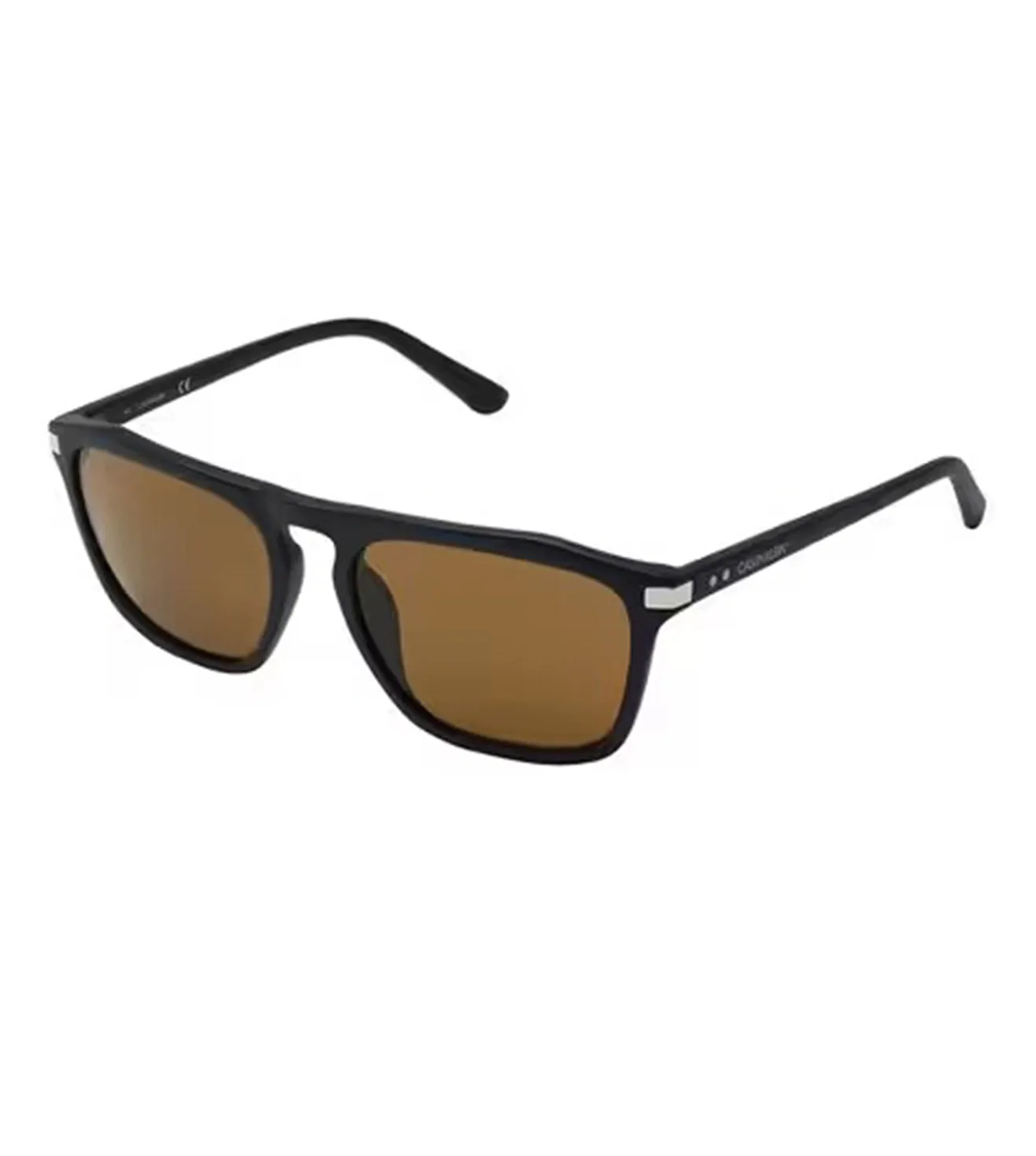 Calvin Klein Men's Brown Wayfarer Sunglasses