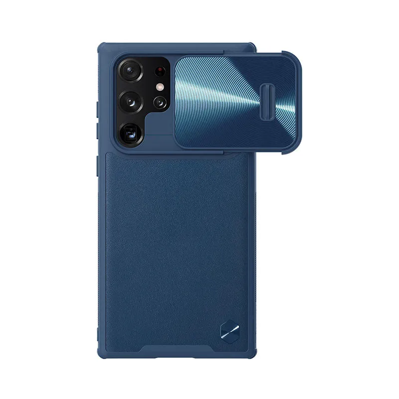 Camshield Leather Case Slider Shockproof Back Cover