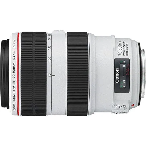 Canon EF 70-300mm f/4-5.6L is USM Lens Bundle w/ 64GB Memory Card   Accessories 3 Piece Filter Kit (International Model)