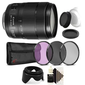 Canon EF-S 18-135mm f/3.5-5.6 IS NANO USM Lens with Accessories For Canon T6 , T6i and T7i