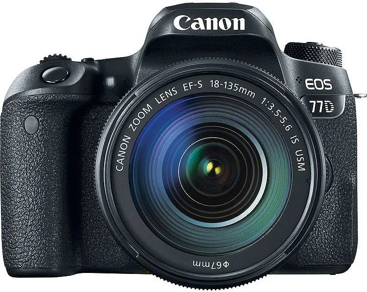 Canon EOS 77D DSLR Camera With 18-135mm Lens - 1892C002