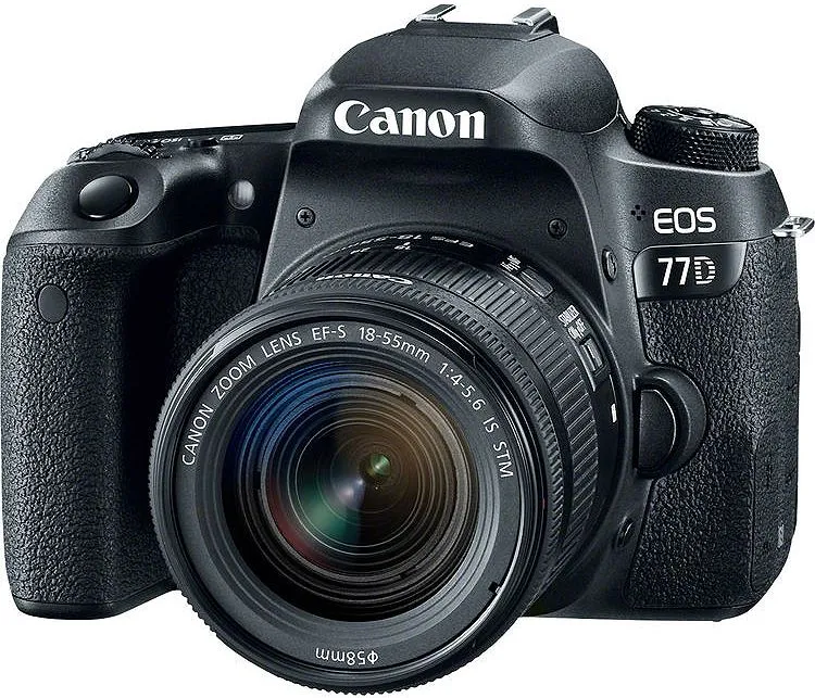 Canon EOS 77D DSLR Camera With 18-55mm Lens - 1892C016