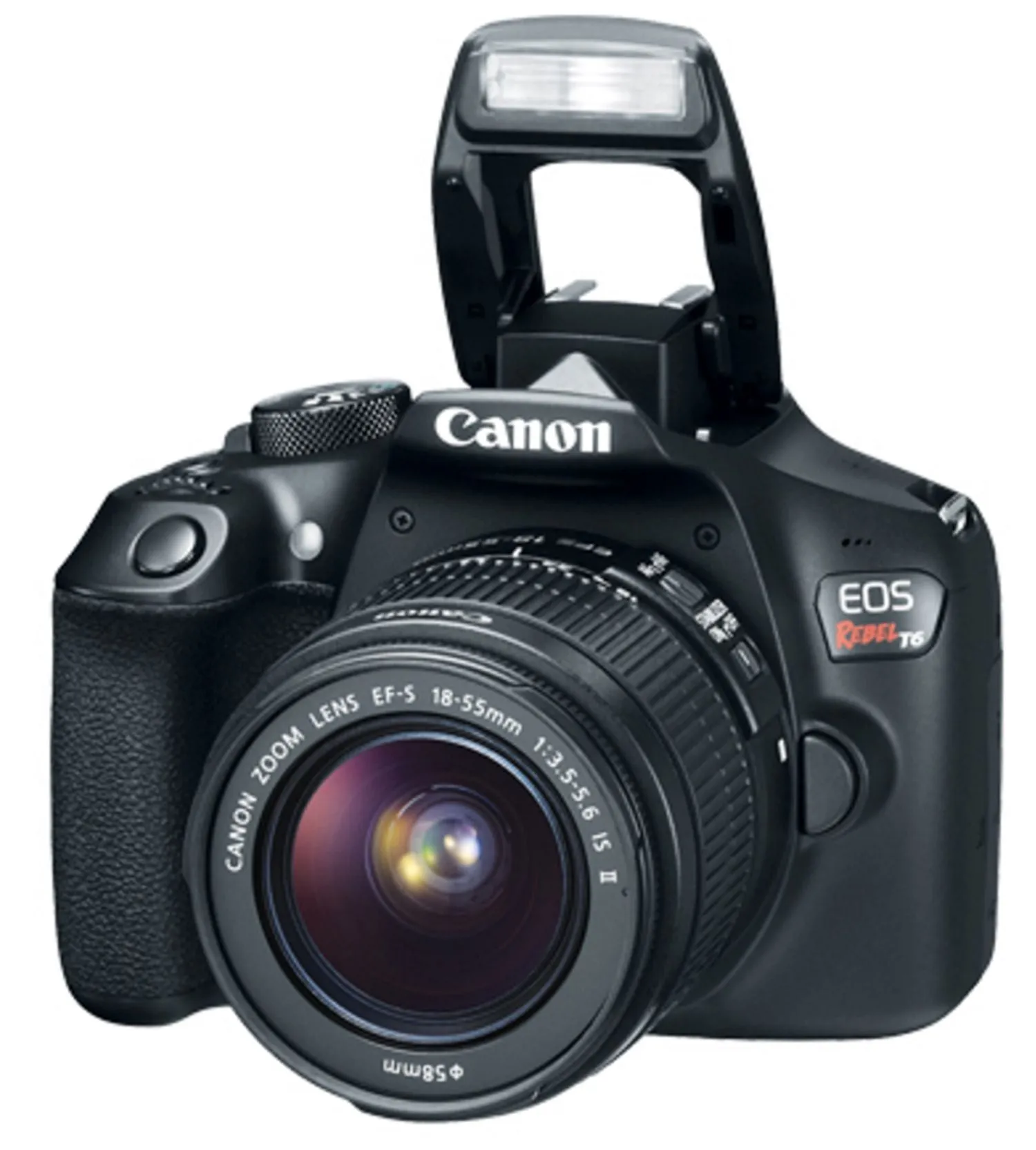 Canon EOS Rebel T6 EF-S 18-55mm IS II Lens Kit - 1159C003