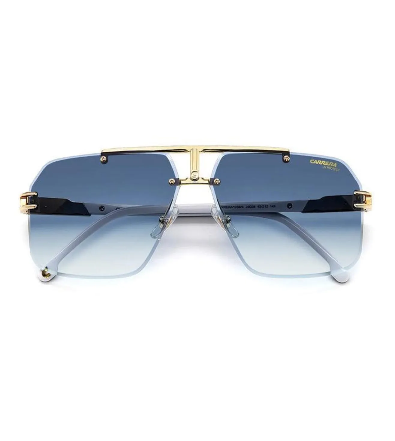 Carrera Men's Blue Shaded Aviator Sunglasses