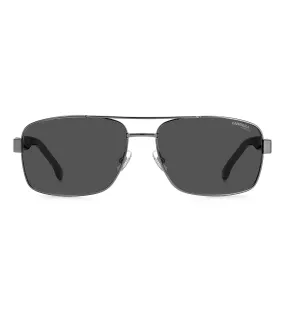 Carrera Men's Grey Rectangular Sunglass