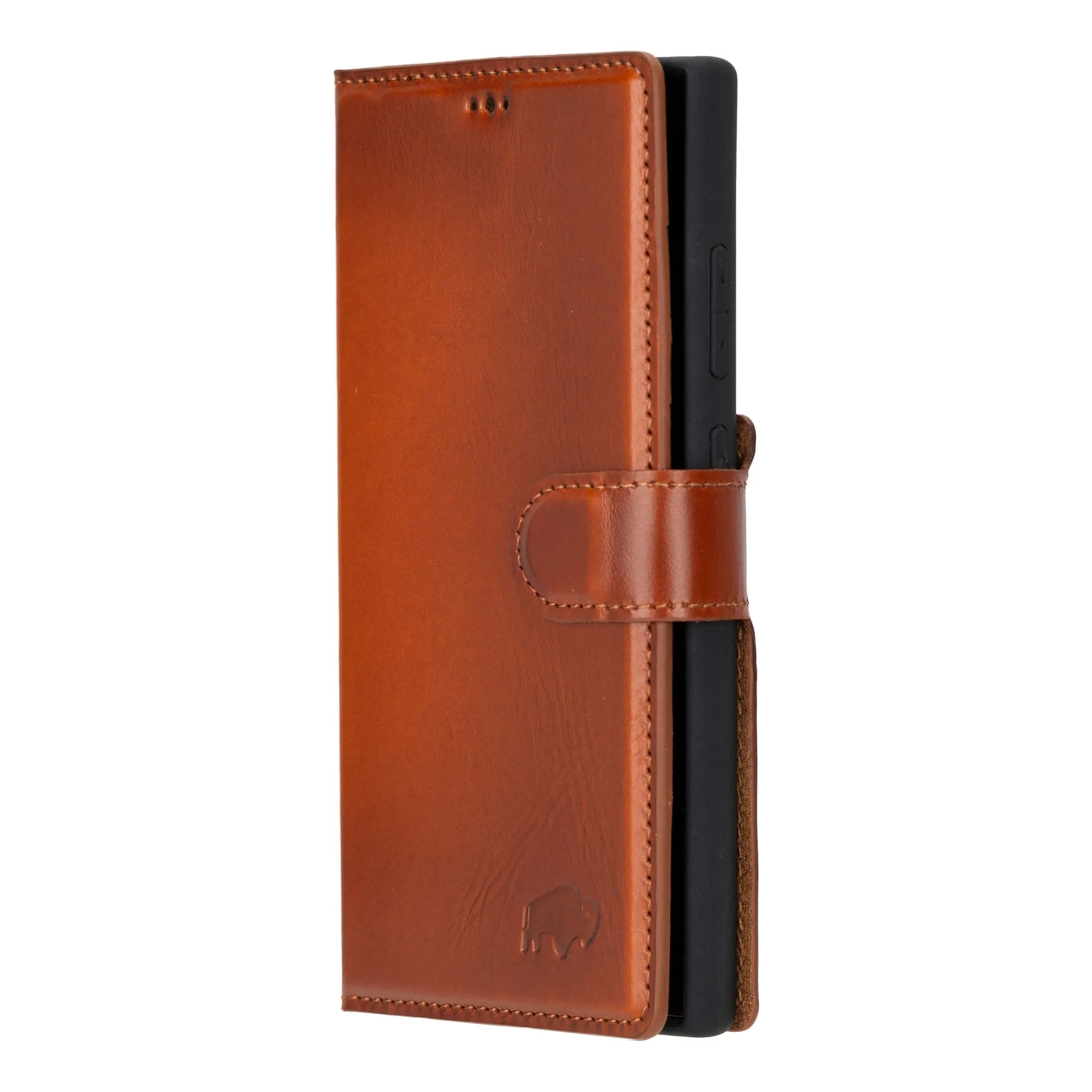 Carter Samsung Galaxy S24 Ultra Wallet Case, Burnished Tan