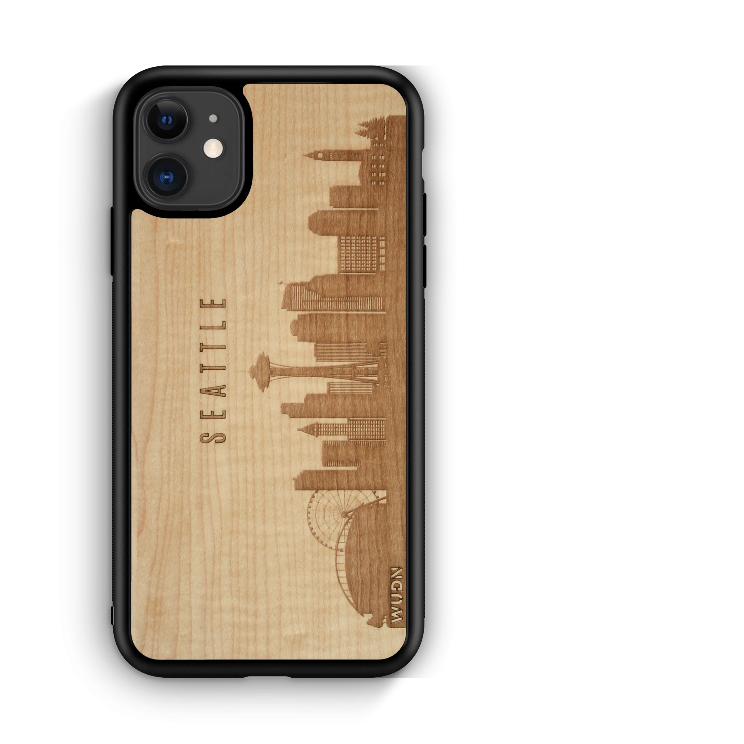 CityScape Wooden Phone Case | Seattle WA