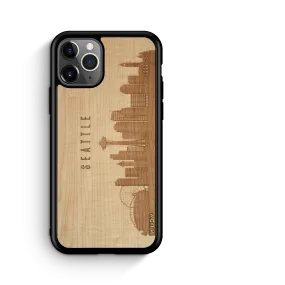 CityScape Wooden Phone Case | Seattle WA