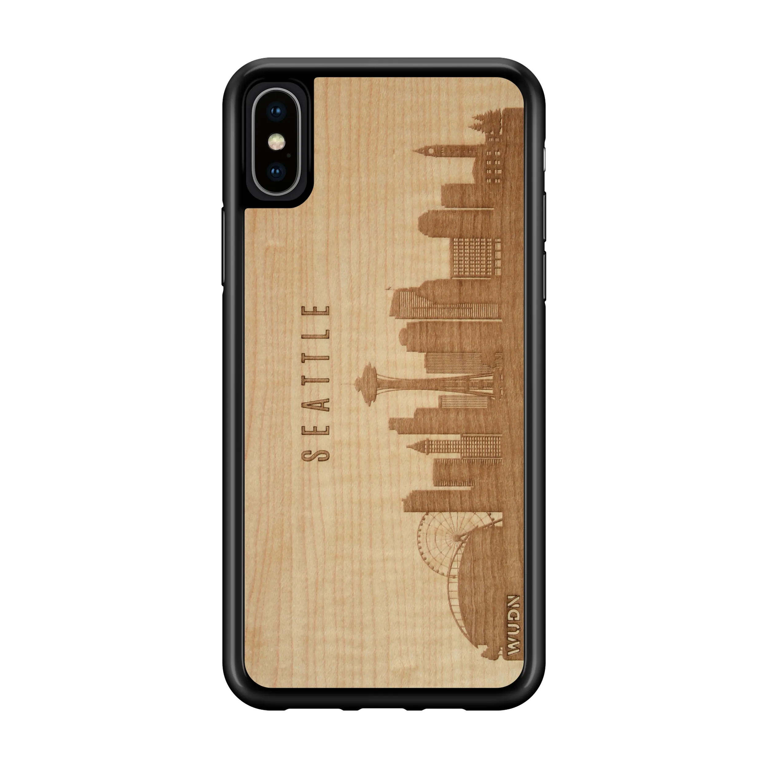 CityScape Wooden Phone Case | Seattle WA