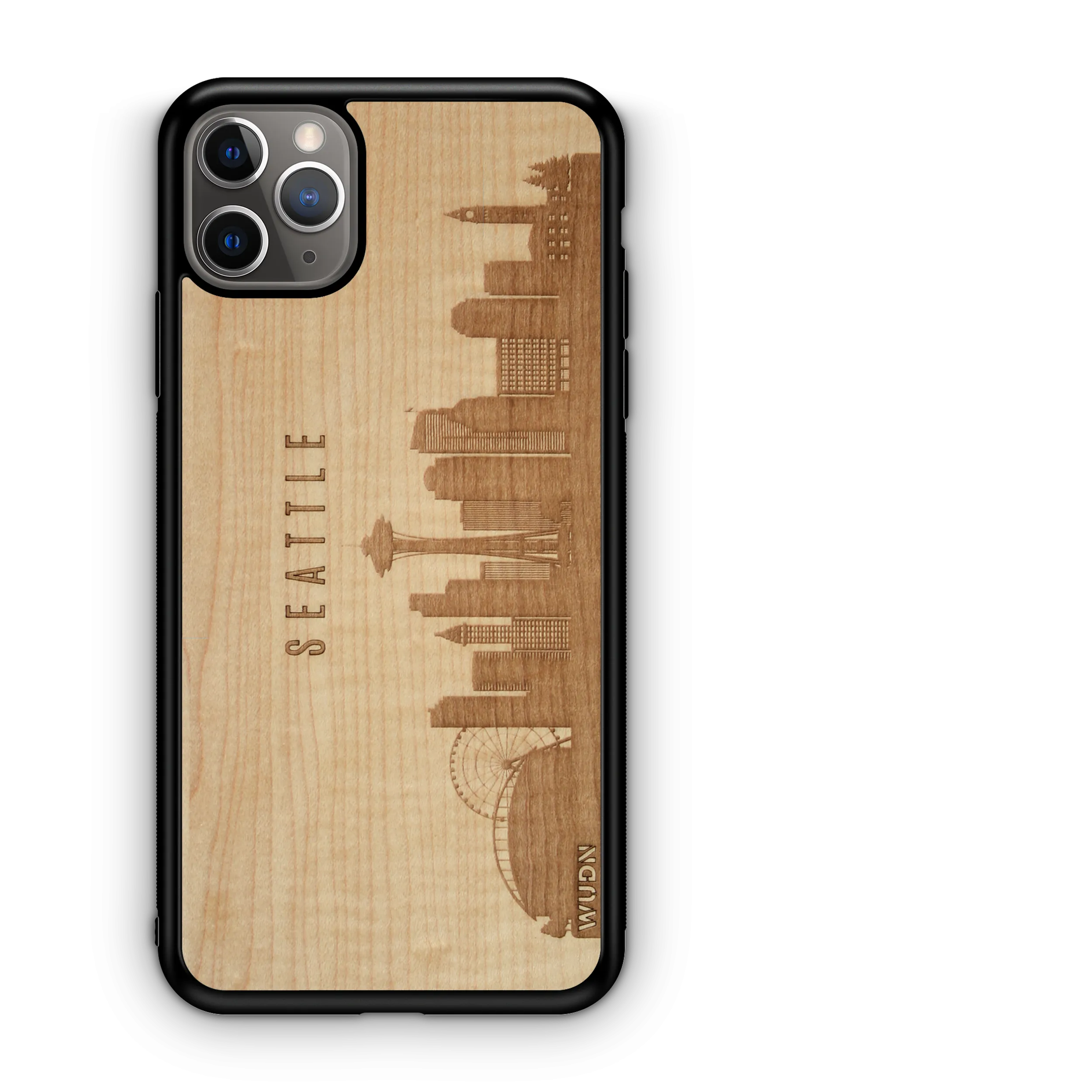 CityScape Wooden Phone Case | Seattle WA