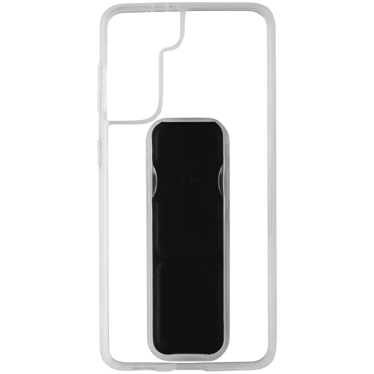 Clckr Stand & Grip Case for Samsung Galaxy S21 5G - Clear/Black