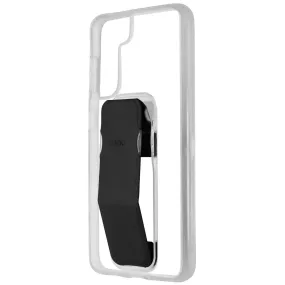 Clckr Stand & Grip Case for Samsung Galaxy S21 5G - Clear/Black