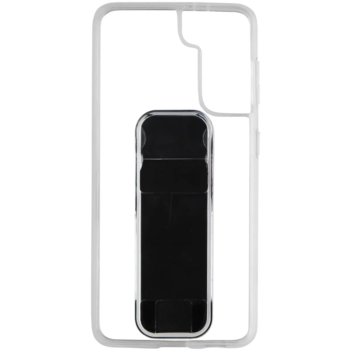 Clckr Stand & Grip Case for Samsung Galaxy S21 5G - Clear/Black