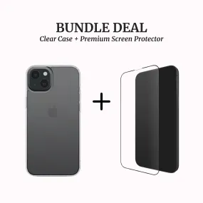 Clear Case   Premium Screen Protector for iPhone 16/15 Series