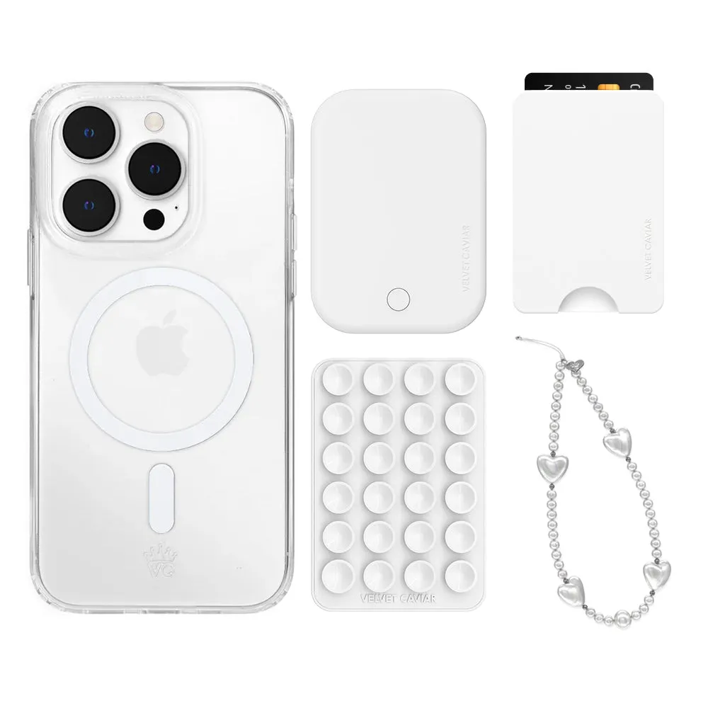 Clear iPhone Bundle Set - Wallet