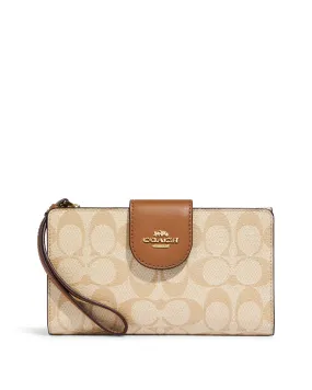 Coach Women's Tech Wallet In Colorblock Signature Canvas