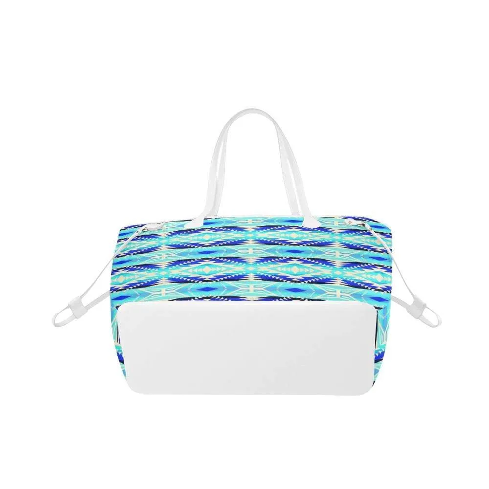 Coastal War Party Clover Canvas Tote Bag