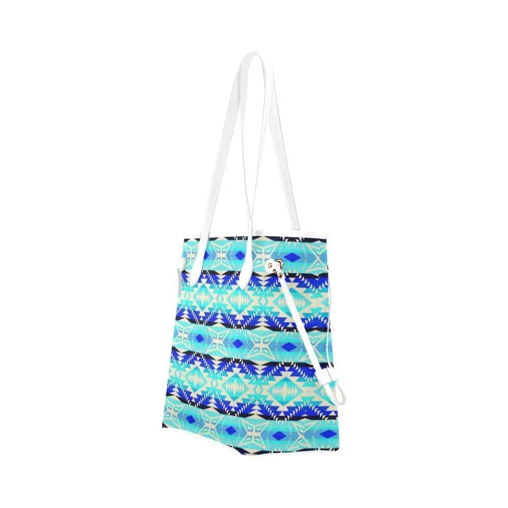 Coastal War Party Clover Canvas Tote Bag