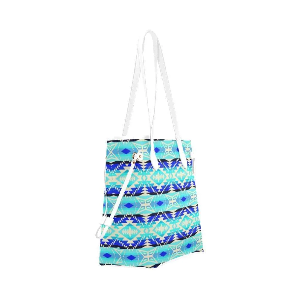 Coastal War Party Clover Canvas Tote Bag