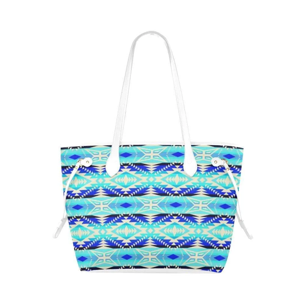 Coastal War Party Clover Canvas Tote Bag