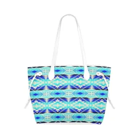 Coastal War Party Clover Canvas Tote Bag