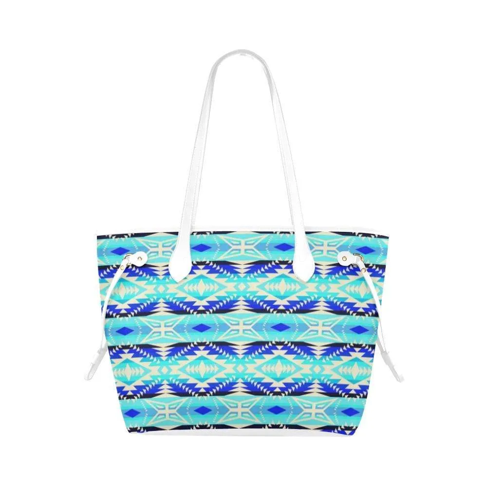 Coastal War Party Clover Canvas Tote Bag