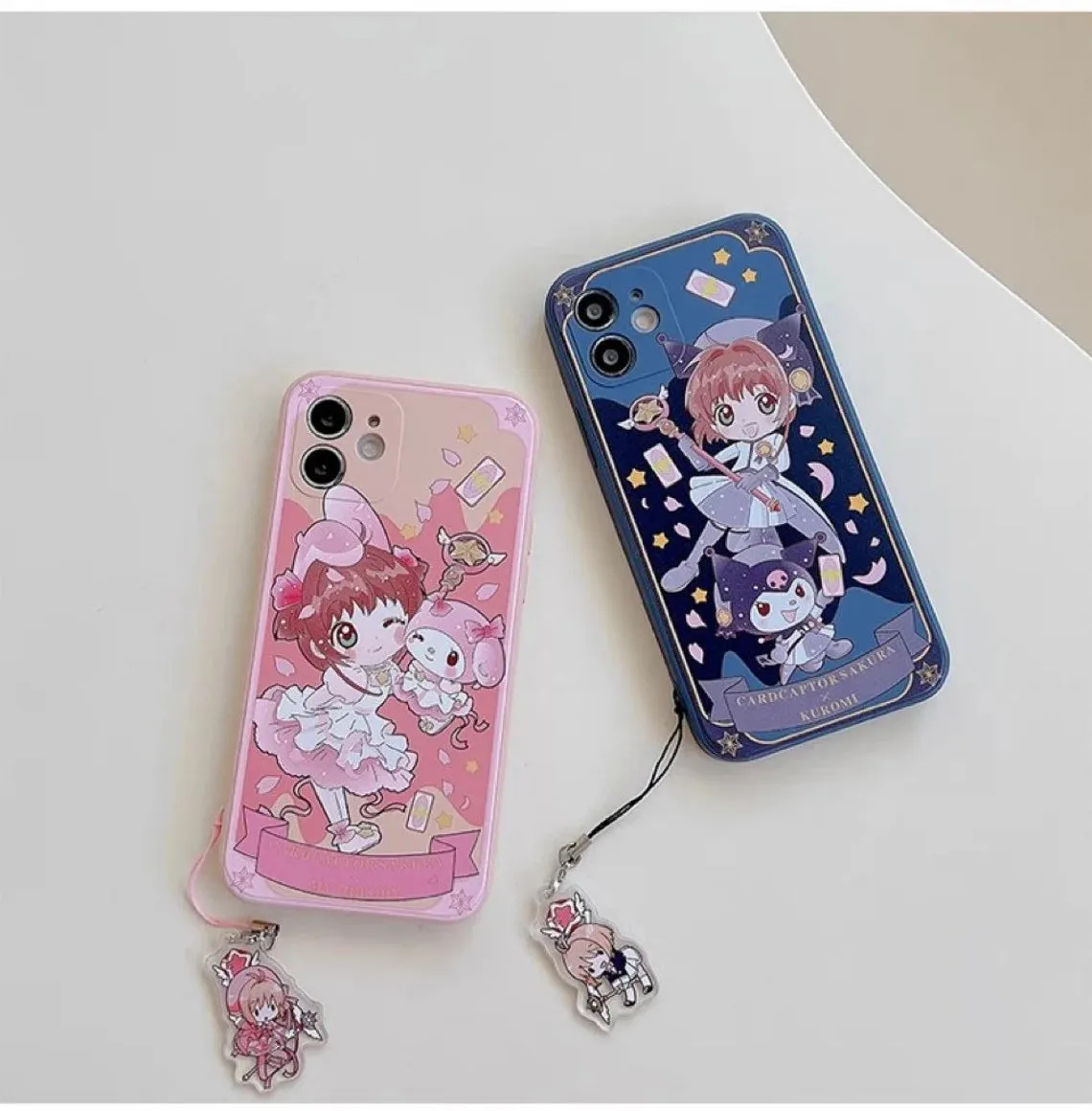 Colour CardCaptorSakura with MM KU CN PN iPhone Case 6 7 8 PLUS SE2 XS XR X 11 12 13 14 15 Pro Promax 12mini 13mini