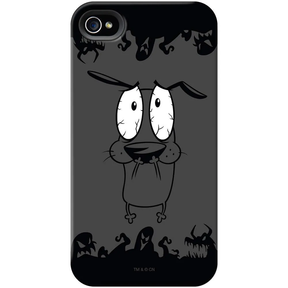 Courage the Cowardly Dog Scary Shadow Phone Case for iPhone and Galaxy