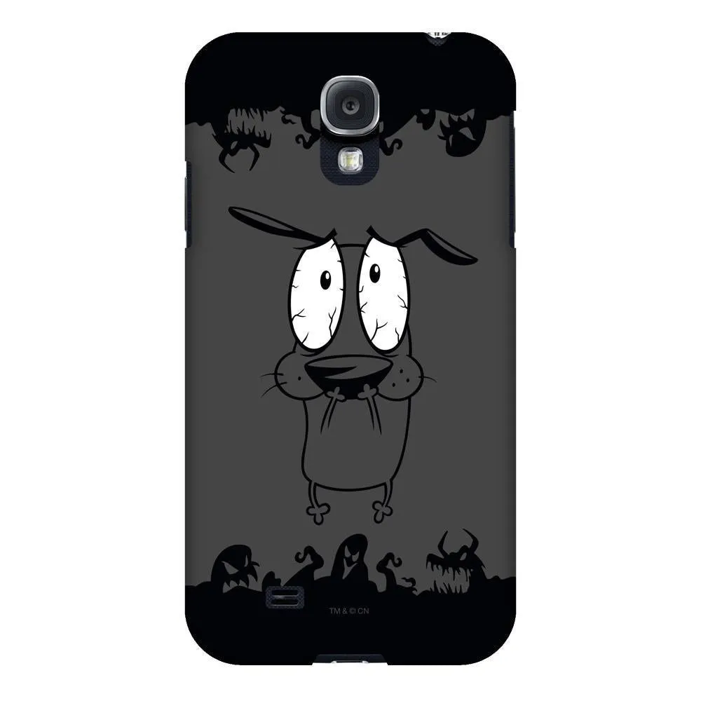 Courage the Cowardly Dog Scary Shadow Phone Case for iPhone and Galaxy