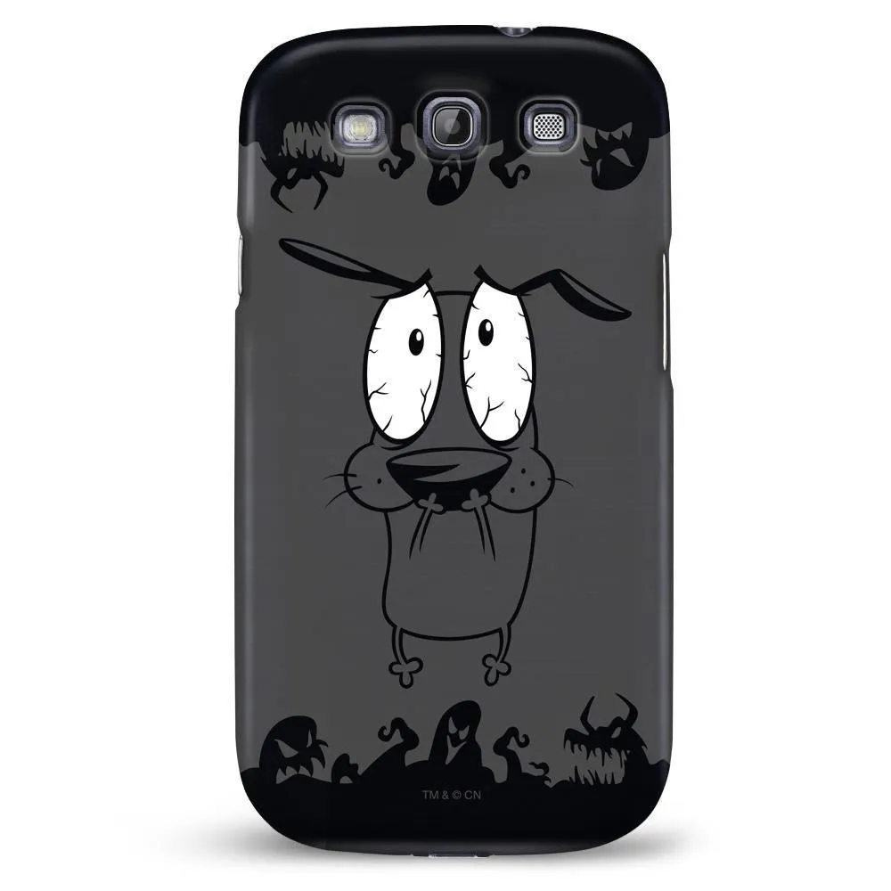 Courage the Cowardly Dog Scary Shadow Phone Case for iPhone and Galaxy